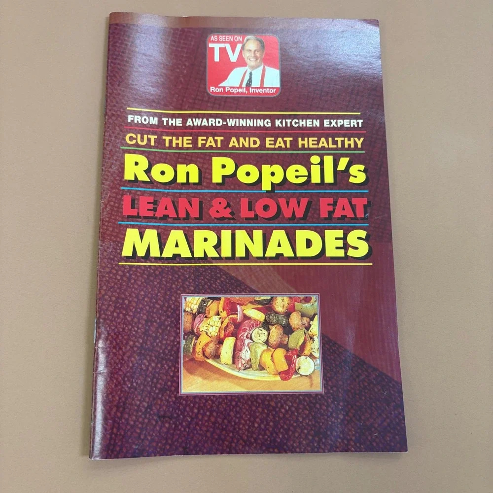 Ron Popeil Ronco Showtime Rotisserie BBQ Manual Recipe Marinade Diet Booklet Set